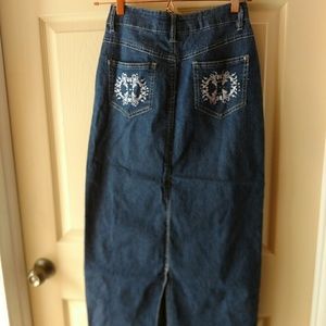 Street jeans - jean skirt with slight stretch sz 0